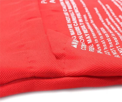 Lxzcelrt 2 Pack 4 Microwave Potato Bag Reusable Red Reusable Microwave Cooker Potato Pouch Baked Potatoes Bag Just