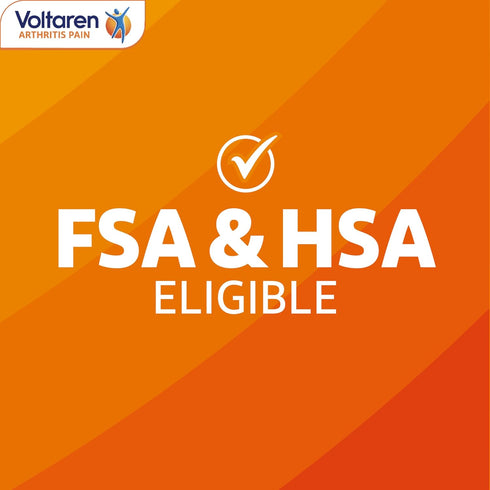 Voltaren Arthritis Pain Gel for Powerful Topical Relief - NEW Easy Open Cap, 100 g Tube and 20 g Travel Size