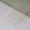 Cute Nail Art Stickers, 5D Embossed Star Moon Heart Design, Colorful Self-Adhesive Nail Decals for Women Girls DIY