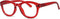 Eyekepper Cat Eye Reading Glasses for Women, Oversize Ladies Readers - Red +2.50