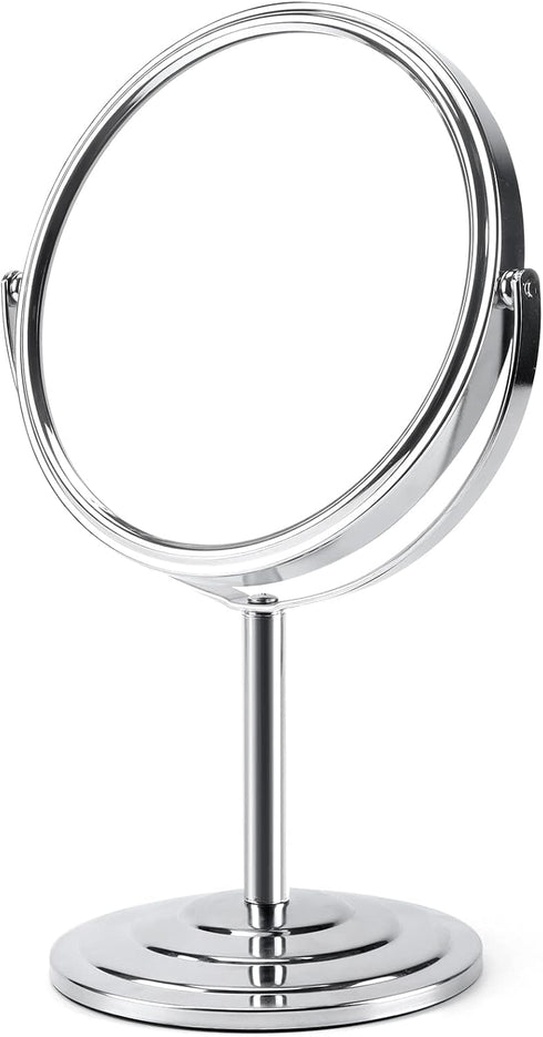 Magnifying Vanity Makeup Mirror 1X/3X, 7 Inch 360° Rotation Double Sided Desk Table Mirror