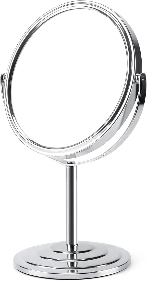 Magnifying Vanity Makeup Mirror 1X/3X, 7 Inch 360° Rotation Double Sided Desk Table Mirror