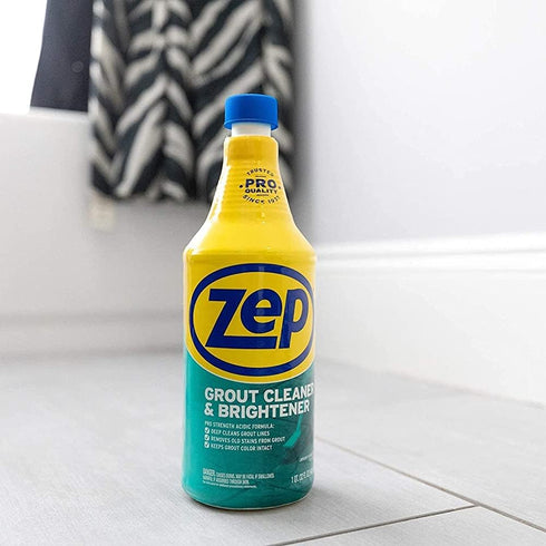 Zep Grout Cleaner and Brightener - 32 ounce (Pack of 3) ZU104632 - Deep Cleaning Pro Formula