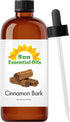 Sun Essential Oils Cinnamon Bark Essential Oil - 4 oz - Cinnamon Oil for Skin, Humidifier, Diffuser, Hair
