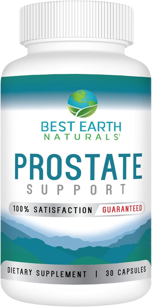 Best Earth Naturals Prostate Support Supplement for Men, 30 Day Supply