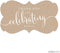 Andaz Press Fancy Frame Rectangular Label Stickers, Thank You for Celebrating with Us, Kraft Print, 36-Pack Wedding