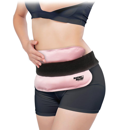Rapid Relief Reusable Menstrual Hot Gel Compress with Strap Period Cramp, Menstrual and Lower Abdominal Pain Relief