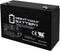 Mighty Max Battery 6V 12AH F2 Battery Replaces Peg Perego John Deere E-Tractor IGED1061