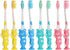 100pcs Toddler Toothbrush Kids Manual Toothbrush, Individually Wrapped for Age 2+, 4 Colors for Boys and Girls