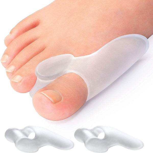 Bunion Cushion Protector, 10 Packs of Bunion Corrector Pads with Separator for Big Toe, Clear Gel Shield