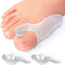 Bunion Cushion Protector, 10 Packs of Bunion Corrector Pads with Separator for Big Toe, Clear Gel Shield