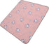 Hulex Supplies 39.4 47.2 Inches Urine Mat, Washable Absorbent Pee Pad with Cartoon Design, Reusable Menstrual