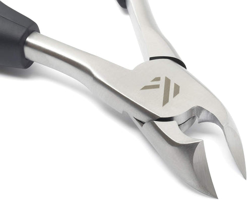 KLIPP Toenail Clippers for Thick Nails – Rustproof Stainless Steel Ingrown and Cuticle Nipper Trimmer with Ergonomic