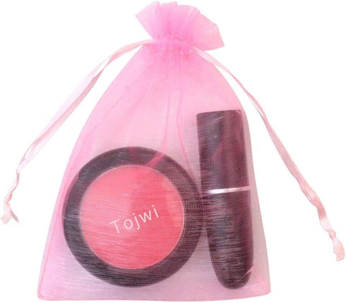 50pcs Organza Bags-Mix Color 3.54''x4.33'' Satin Drawstring Pouch for Wedding Party Favor Gift Bags
