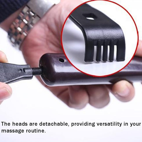 Hammer,Telescoping OULIGET Body Massage Meridians Back Knock Massager,Detachable Heads Back Scratcher,Portable Gua Sha