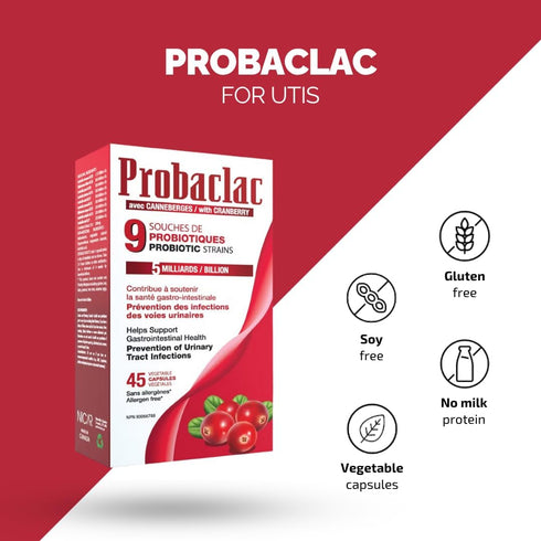 Immune 45 Womens Probiotic with Cranberry, Multi-Strain Supplement for Digestive Balance, Urinary Tract Health