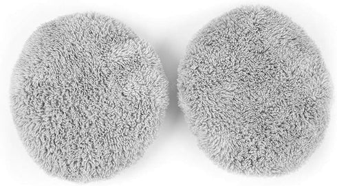 Replacement Pads for Window Cleaning Robot, Compatible with Model X5 X6 X7 X8 HC-09 HC-07 HC-11 HC-18, Washable and Reusable Microfiber Cloth -12pcs/6 Sets