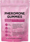 Pheromone Gummies with Slippery Elm, for Women,Enhance Charm,Supports Balance,Confidence & Social Vibe,Vegan,Non-GMO,Gluten-Free,Strawberry