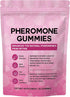 Pheromone Gummies with Slippery Elm, for Women,Enhance Charm,Supports Balance,Confidence & Social Vibe,Vegan,Non-GMO,Gluten-Free,Strawberry