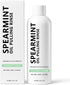 Hlonns Spearmint Oil Pulling Rinse, Cold-Pressed Coconut Oil for Whitening Teeth Mouthwash, 237ML/8