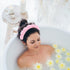 WHAVEL 3 Pack Spa Headband - Makeup Headbands for Women & Girls, Sponge Terry Cloth for Washing Face (Pink)