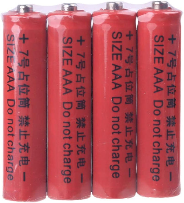 JSGHGDF 4Pcs No Power 10440 Lr03 AAA Dummy Fake Battery Setup for Shell