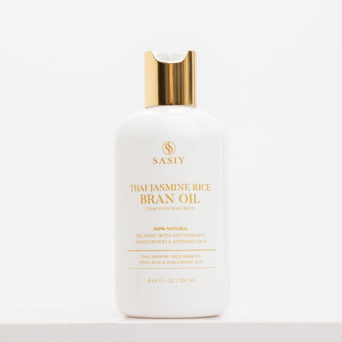 SASIY Thai Jasmine Rice Bran Massage Oil Natural Lightweight Body Oil with Kojic
