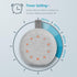 HEAVTUEN 40 White Noise Machine,Portable Sound Machine with Soothing Sounds, USB Rechargeable,Sleep Sound Timer & Night