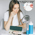 P-80 Daily Contact Lens Organizer with Remover & Tweezer, Disposable Lens Dispenser, Clear Plastic Box for All Brands