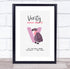 The Card Zoo New Baby Birth Details Christening Nursery Initial V Vulture Keepsake Gift Print