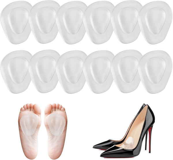 RUGLAMZHIP 6 Pairs Metatarsal Pads Women Mens, Ball of Foot Cushions for Women
