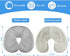 Heated Face Mask - Microwave Heating Pad for Sinus, Migraine, and Headache Relief, Hot Cold Use with Washable Cover -