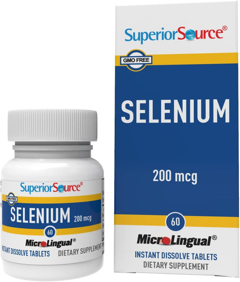 Superior Source Selenium 200 mcg Nutritional Supplements, 60 Count