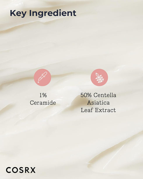 COSRX Balancium Comfort Ceramide Cream, 2.82 oz, Centella Asiatica Matte Balm, Korean Skin Care