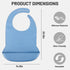 varlldibao Adult Bibs for Men & WomenAdjustable Silicone Adult BibWashable Waterproof Bib for Elderly with Crumb