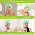 Shintop Makeup Headband - Soft Face Wash Headband with Cute Bow, Light Green