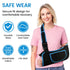 quiheat Immobilizer Elbow Arm Sling Shoulder for Men and Women, Adjustable Rotator Cuff Support Brace, Fit Left