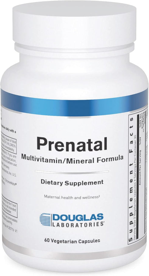Douglas Laboratories Prenatal, Essential Vitamins and Minerals for Maternal Health, 60 Capsules