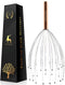 USAGA 28 Fingers Head Scratcher - Head Massager for Scalp Body Relaxing, Golden Color