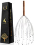USAGA 28 Fingers Head Scratcher - Head Massager for Scalp Body Relaxing, Golden Color