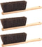 Hand Broom Brush, 3pcs Hand Broom with Wood Handle, Soft Whisk Broom for Cleaning Counter Furniture Carpet