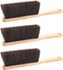 Hand Broom Brush, 3pcs Hand Broom with Wood Handle, Soft Whisk Broom for Cleaning Counter Furniture Carpet