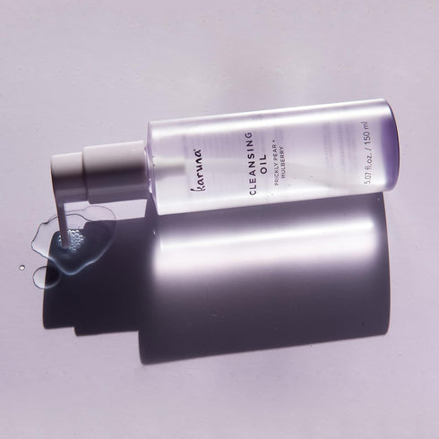 Karuna Cleansing Oil with Prickly Pear, 150 ml - Oil Based Cleanser, Travel Size Makeup Remover, Cleanses Skin