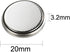 100Packs CR2032 Lithium Battery 3V cr2032 Coin Cell 230mAh Bulk