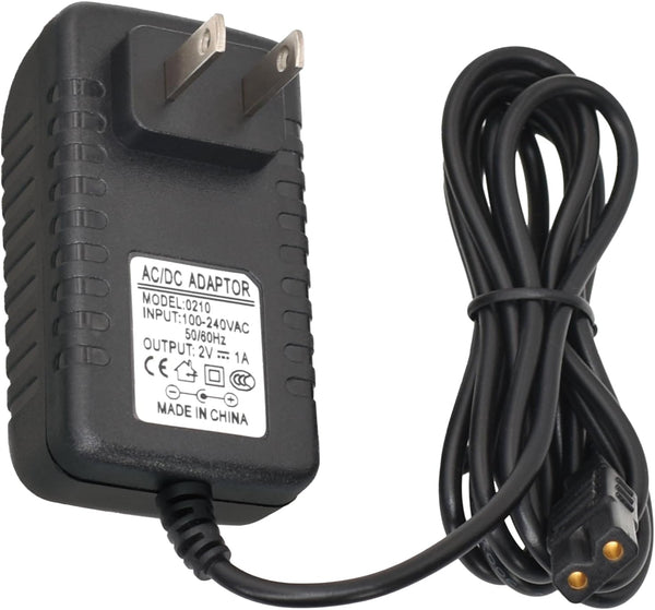 Replacement Charger for Wahl Shaver Shaper, 2V Power Cord for Wahl Trimmer Models 8061, 8163, 8786-1001, 5-Star Series
