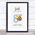 The Card Zoo New Baby Birth Details Christening Nursery Initial B Bee Keepsake Gift Print