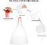 6 Rolls Drawstring Small Trash Bags, 4 Gallon Thicken Garbage Bags for Kitchen, Bathroom, Home, 120 Counts
