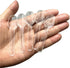 500Pcs Disposable Clear Mini Plastic Spoons, Tiny Dessert Spoons, Ice Cream Spoons, Serving Utensils for Crafts