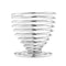 Luxspire Beauty Sponge Blender Holder, Makeup Powder Puff Display Stand, Silver Tool Dryer