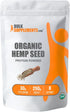 BulkSupplements.com Organic Hemp Seed Powder - Vegan Protein Powder, Unsweetened, 250 Grams (8.8 oz)